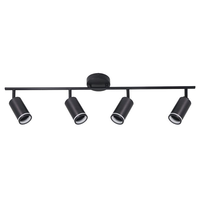 спот ARTE LAMP Имай GU10 4х15Вт металл черный