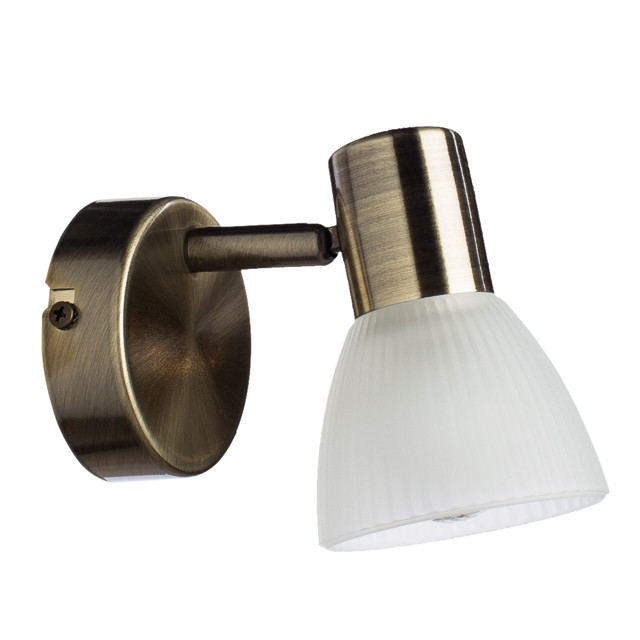 спот ARTE LAMP Пэрри 1x40Вт E14 металл гальванизированный античная бронза