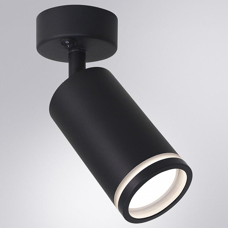 Спот Artelamp 1ma1 A2365AP-1BK цвет плафона/подвески Черный, цвет арматуры Черный