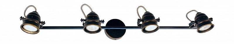 Спот Citilux Веймар CL537541 цвет плафона/подвески Коричневый, цвет арматуры Коричневый, Хром