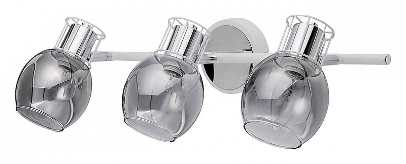 Спот Escada Phantom 1137/3A Chrome цвет плафона/подвески Светло-серый, цвет арматуры Белый, Хром