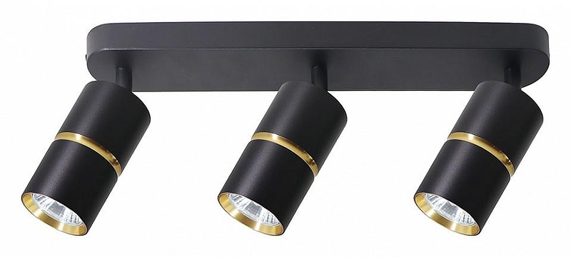 Спот Feron ML1863 48645 цвет плафона/подвески Черный, Золото, цвет арматуры Золото, Черный