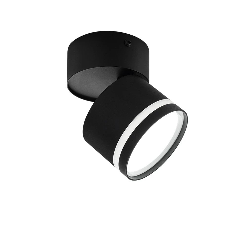 Спот IN HOME НПБ GX53 24 Вт черный IP20 (4690612052250)