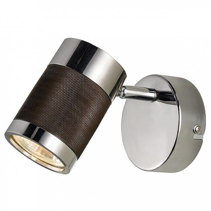 Спот Lussole Juneau GRLSP-9564 цвет плафона/подвески Черный, Хром, цвет арматуры Хром