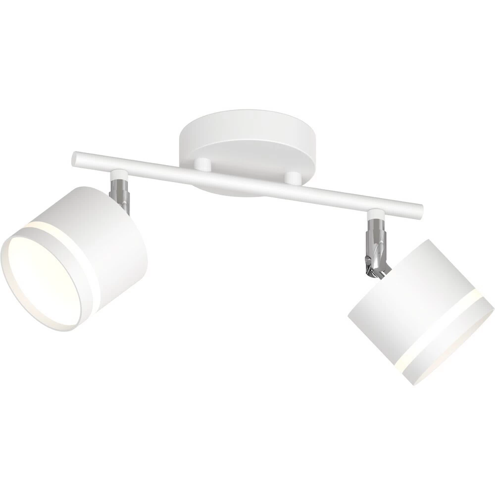 Спот потолочный Schaffner Bajuno GX53 60 Вт 5 кв.м белый IP20 (4735-2 WH)