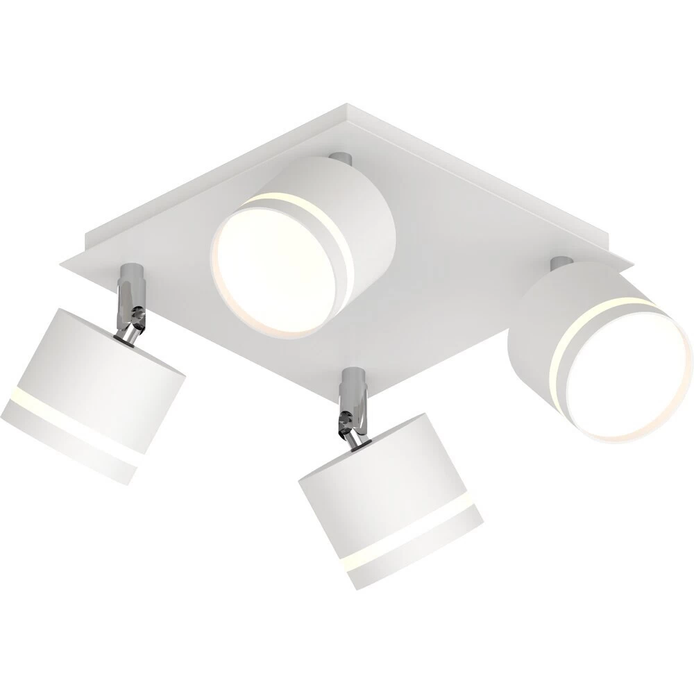 Спот потолочный Schaffner Montar GX53 30 Вт 8 кв.м белый IP20 (4745-4 WH)
