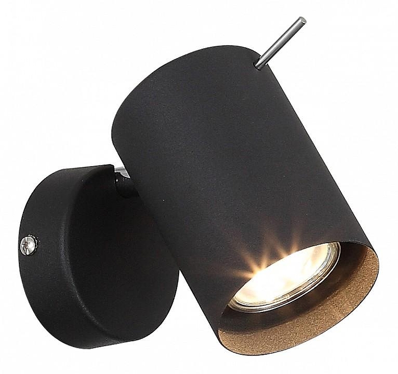 Спот ST-Luce Fanale SL597.401.01 цвет плафона/подвески Черный, цвет арматуры Хром, Черный