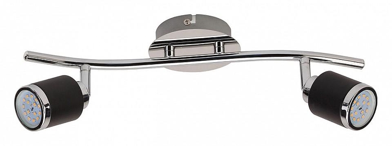 Спот TopLight Lorena TL1257Y-02BC цвет плафона/подвески Черный, цвет арматуры Хром