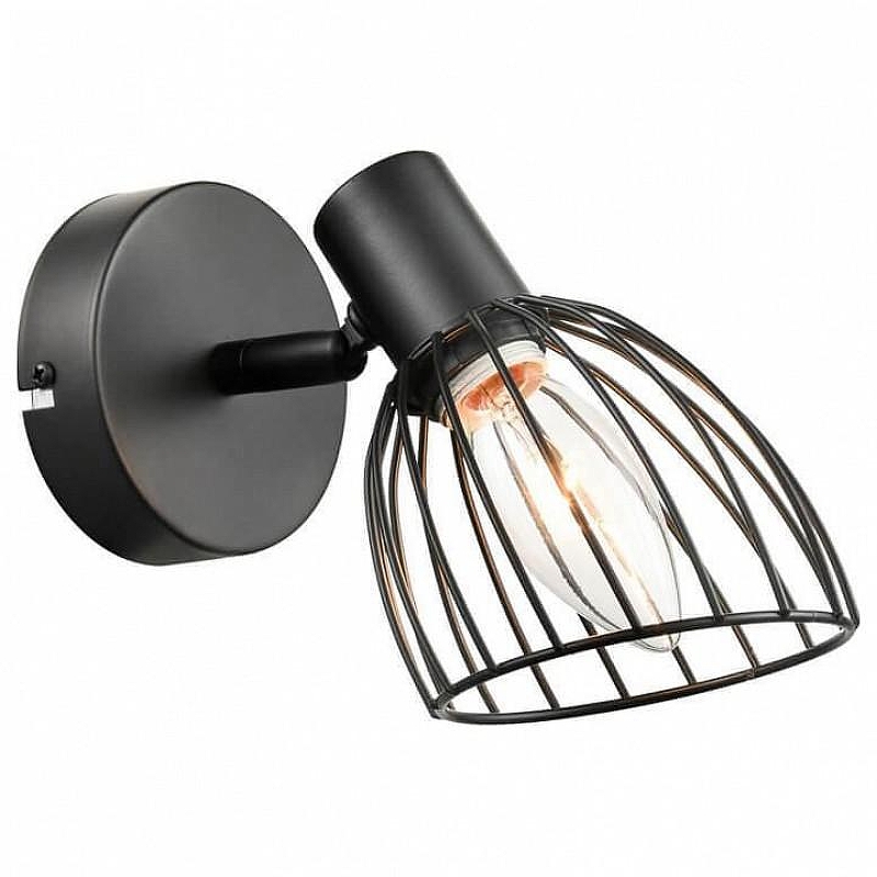 Спот Vele Luce Gorgon VL5382W01 цвет плафона/подвески Черный, цвет арматуры Черный
