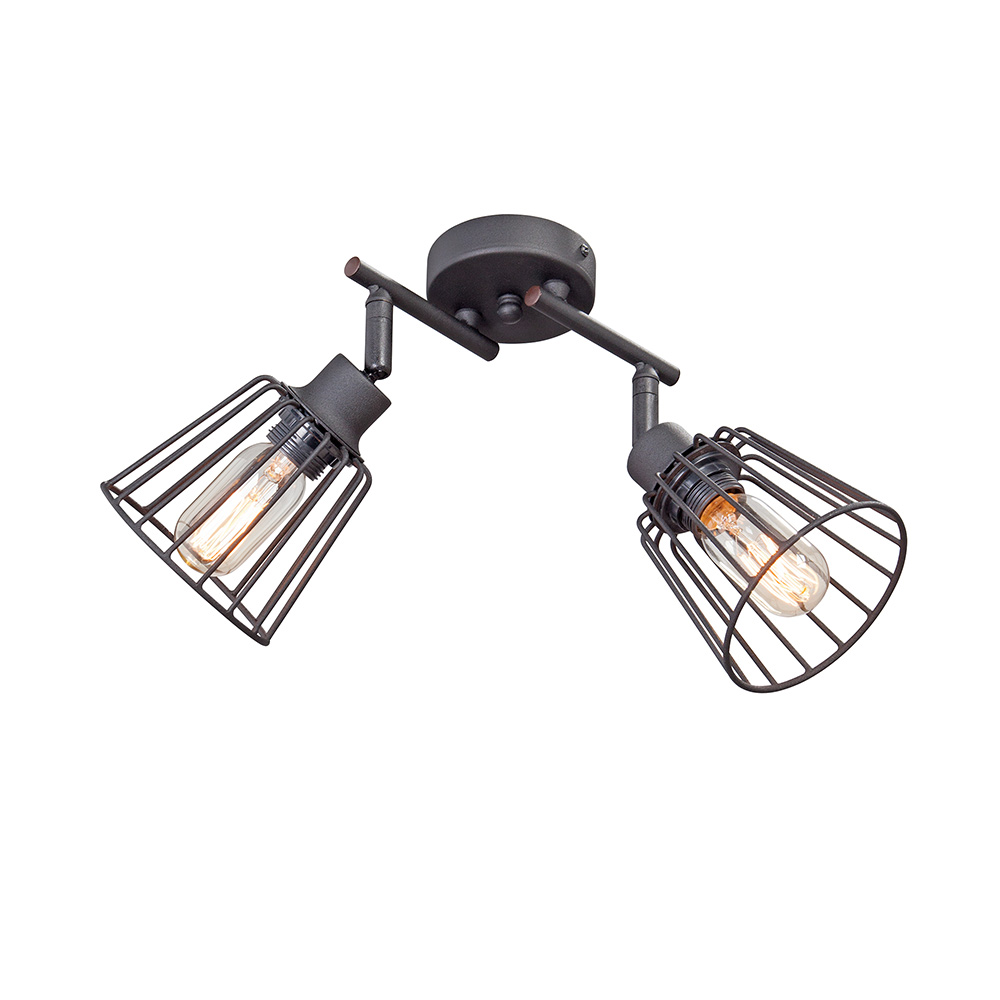 Спот Vitaluce E27 120 Вт 6 кв.м черный IP20 (V4589-1/2PL, 9784)