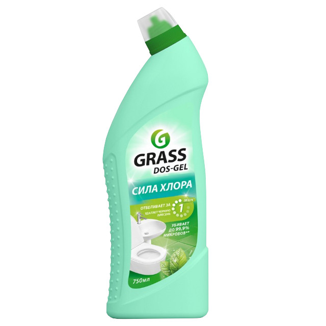 средство чистящее GRASS Dos gel Мятная сила гель 750мл
