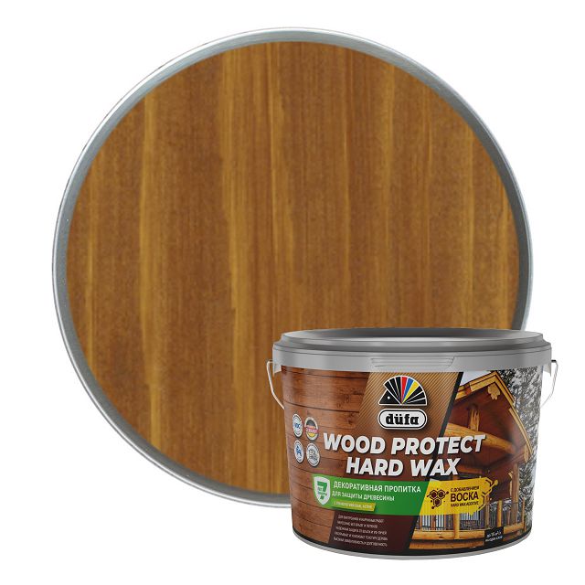 средство деревозащитное DUFA Wood Protect Hard wax бук 2,5л , арт. МП00-010456