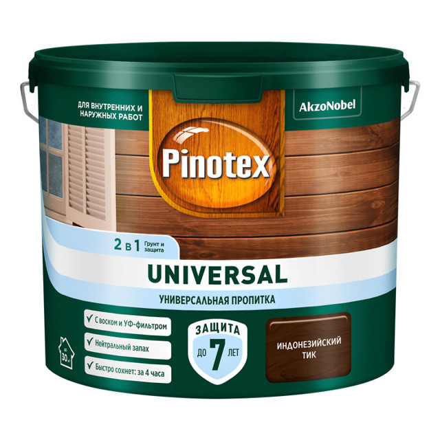 средство деревозащитное OMNITEX Universal 2,5л индонезийский тик, арт.50035524