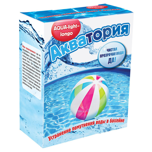 средство для бассейна АКВАТОРИЯ Aqua-light-longo 500г