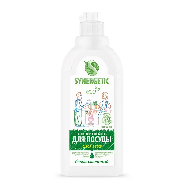 Средство для посуды Synergetic Алоэ 500 мл