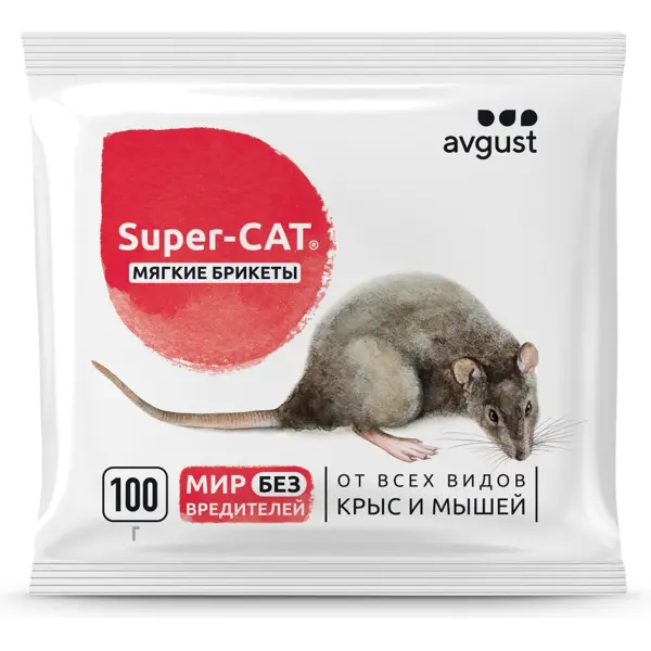 Средство для садовых растений от крыс и мышей Super Cat 100 г