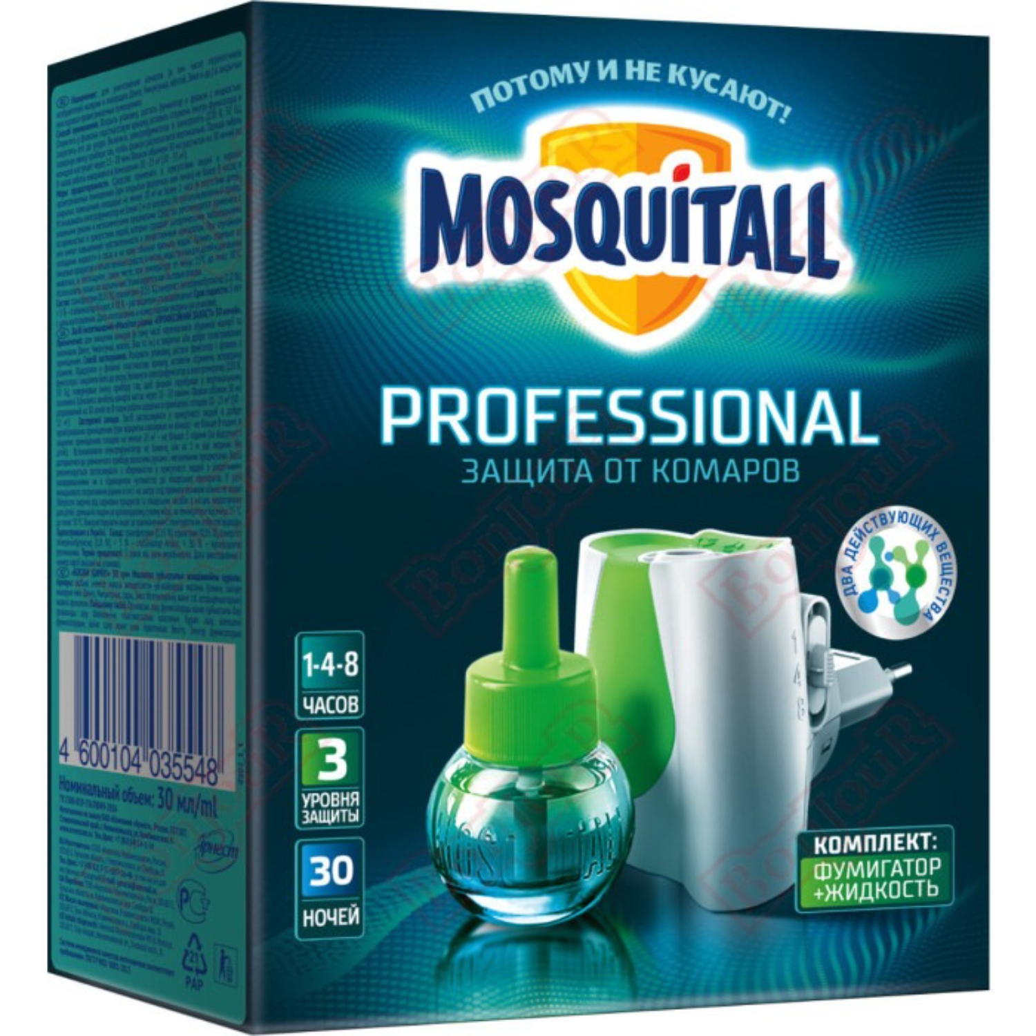Средство Mosquitall Профессиональная защита от комаров 30 ночей