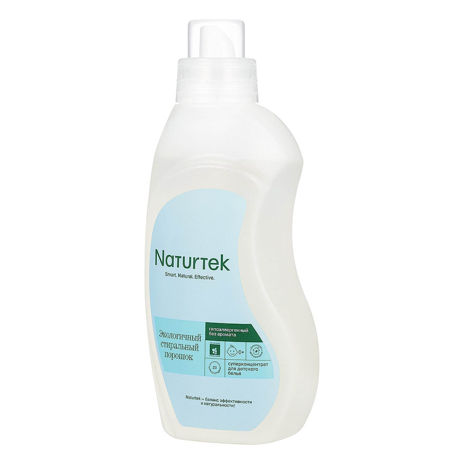Средство Naturtek для стирки детского белья без аромата 0.8 кг