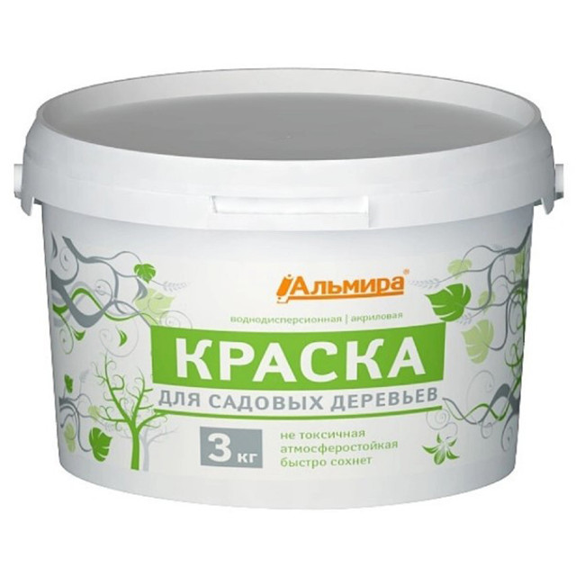 средство защитное Альмира краска для садовых деревьев 3кг