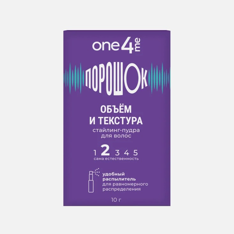 Стайлинг-пудра для волос One4me Порошок 10 г