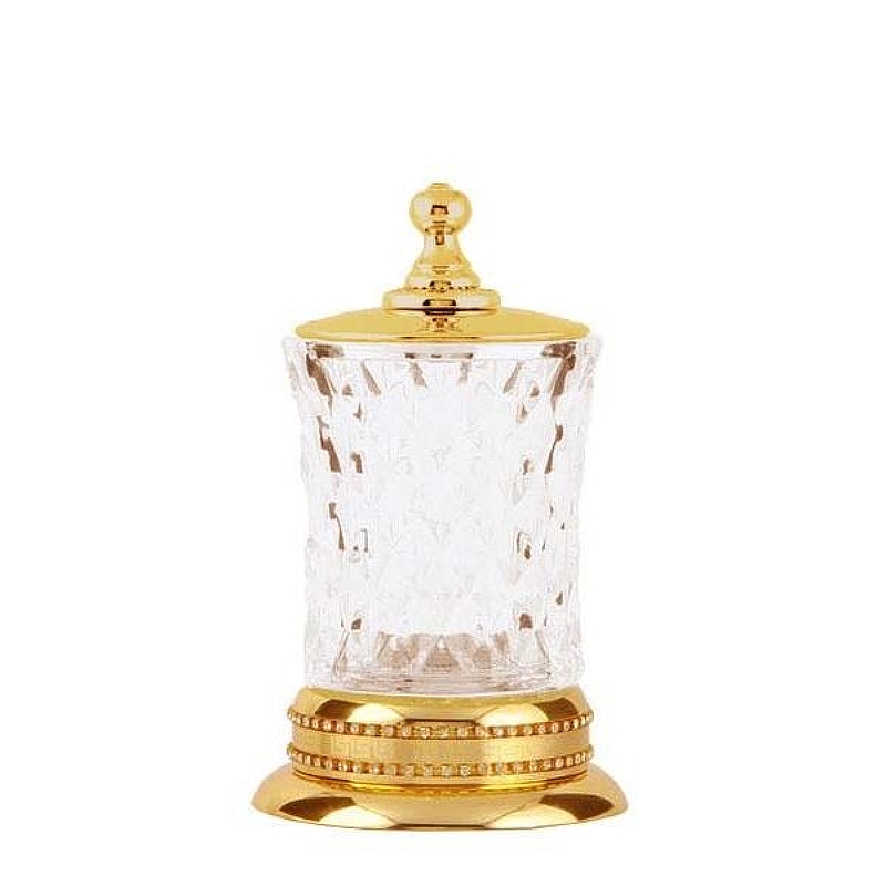 Стакан для ватных дисков Boheme Imperiale 10415 Золото
