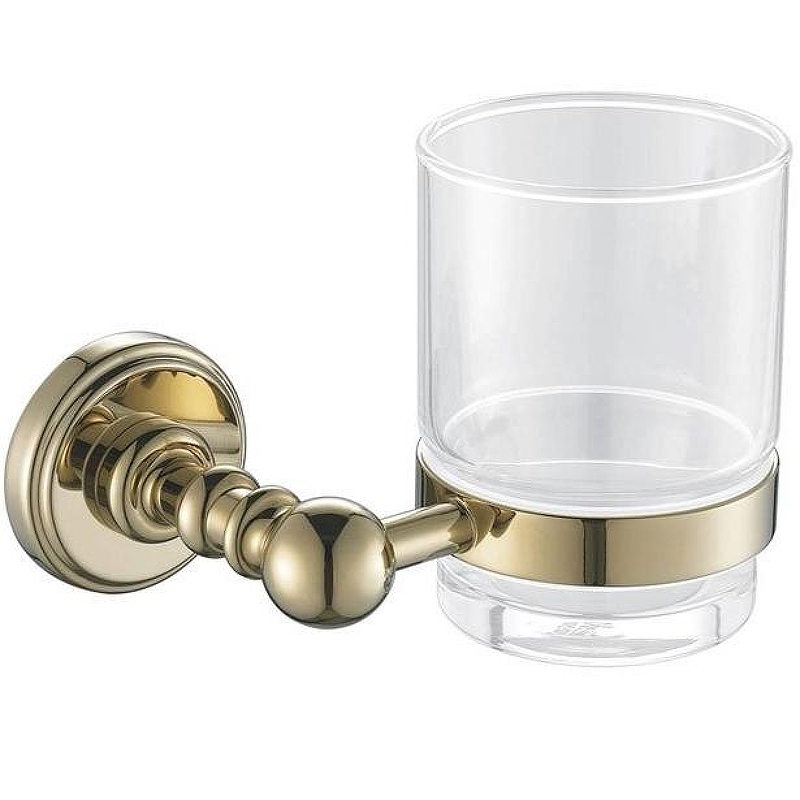 Стакан для зубных щеток Aquanet 4684 189282 Золото