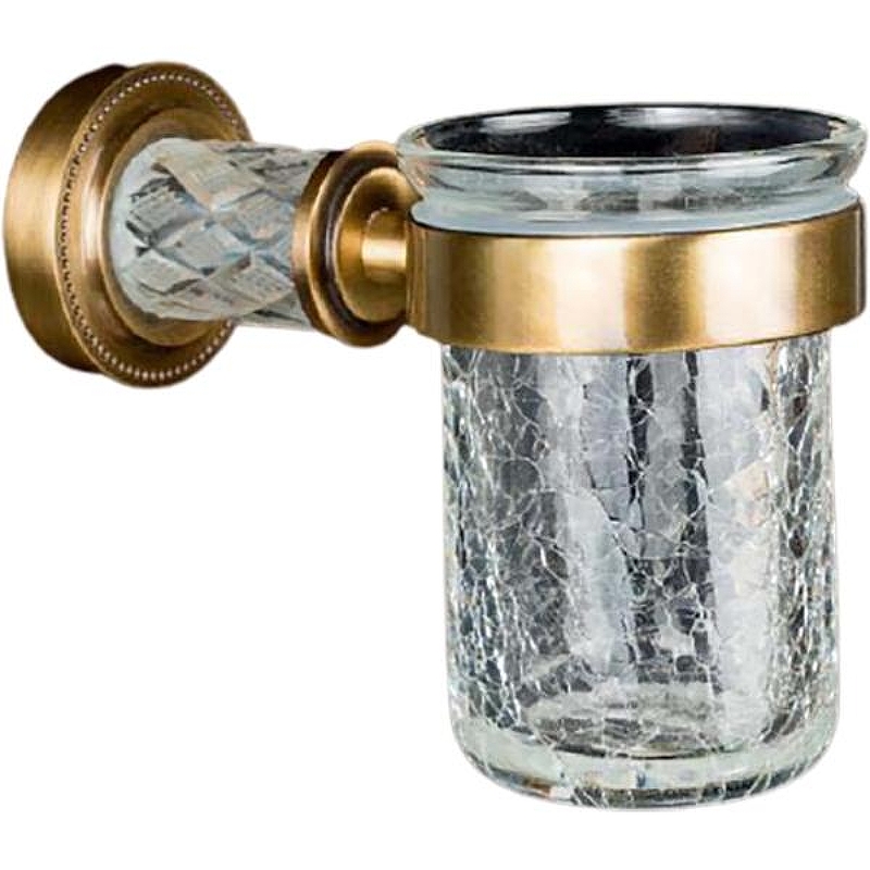 Стакан для зубных щеток Boheme Murano Cristal 10904-CRST-BR Бронза