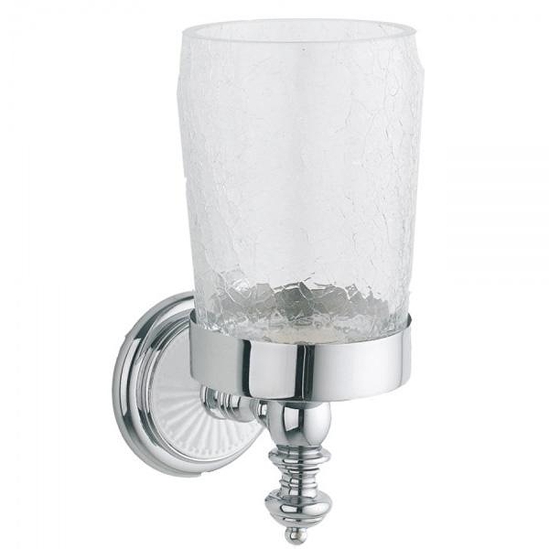 Стакан для зубных щеток Boheme Vogue Bianco 10134 Хром