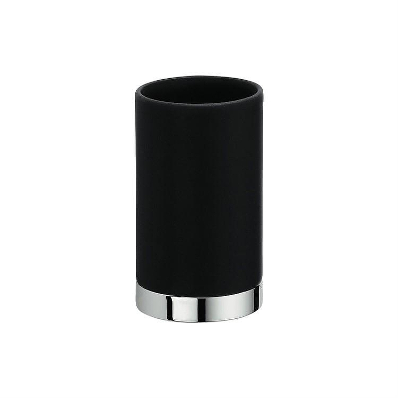 Стакан для зубных щеток Colombo Design Nordic B5241.CR-CNO Хром Черный