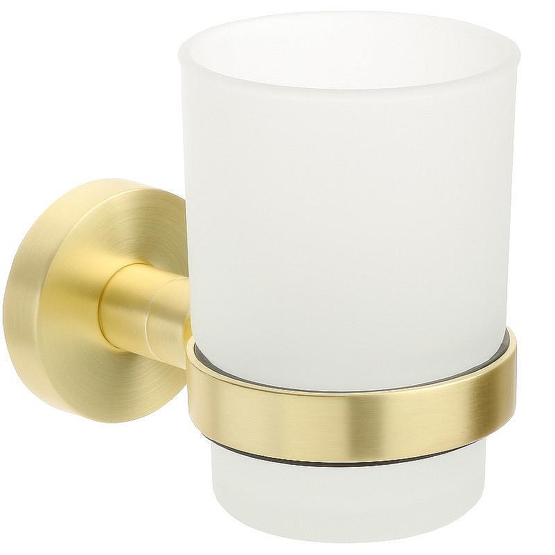 Стакан для зубных щеток Fixsen Comfort Gold FX-87006 Золото-сатин