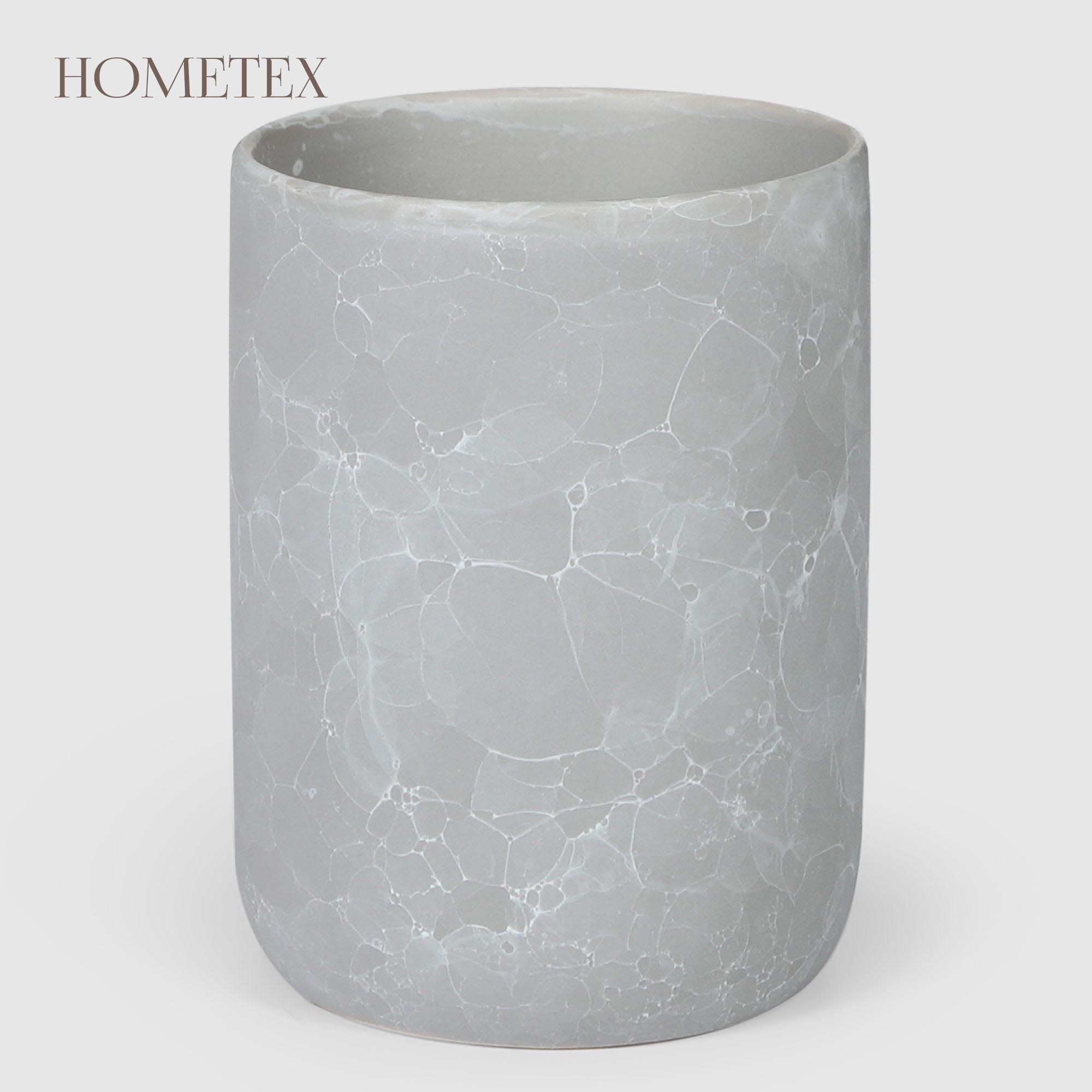Стакан для зубных щеток Hometex из керамики пузырьковая глазурь