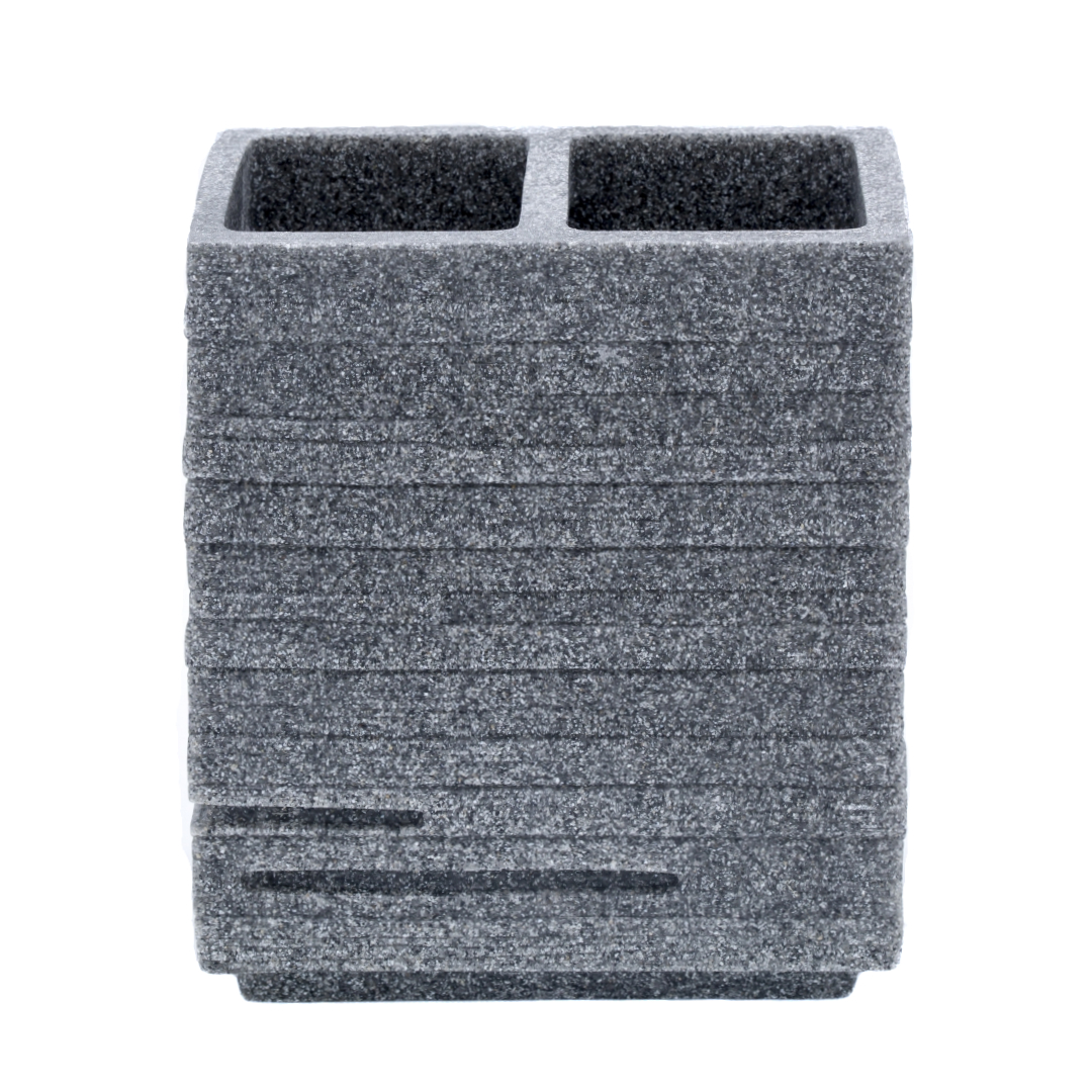 Стакан для зубных щеток Ridder Brick серый 10х6х13 см