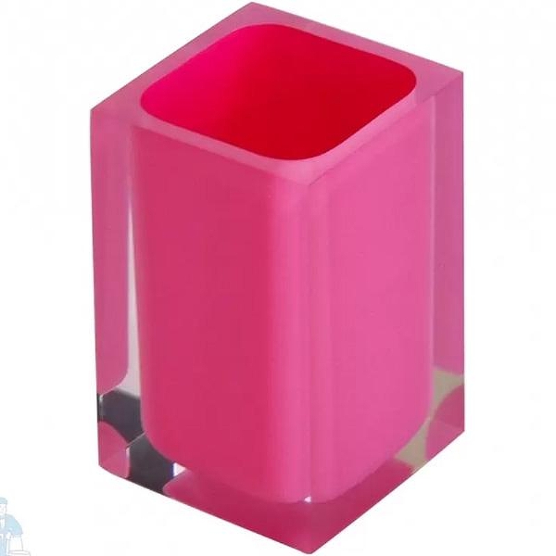 Стакан для зубных щеток Ridder Colours 22280102 Розовый