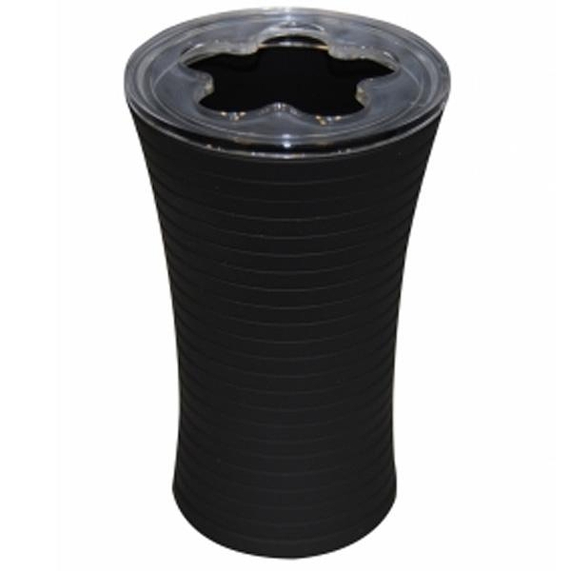 Стакан для зубных щеток Ridder Tower 22200210 Черный