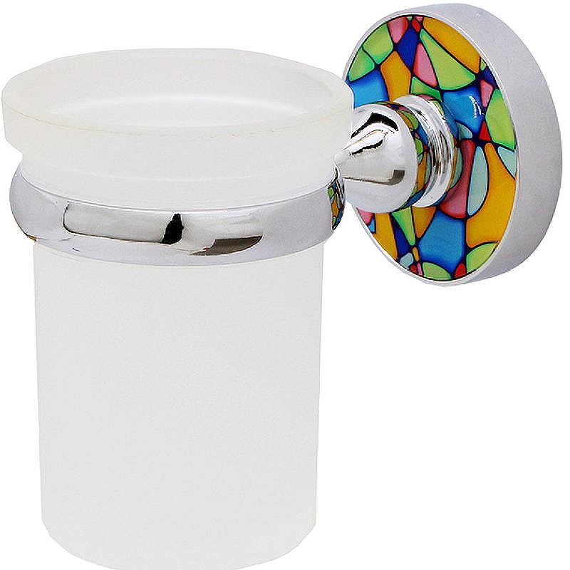 Стакан для зубных щеток WasserKRAFT Diemel K-2228 цвет Хром