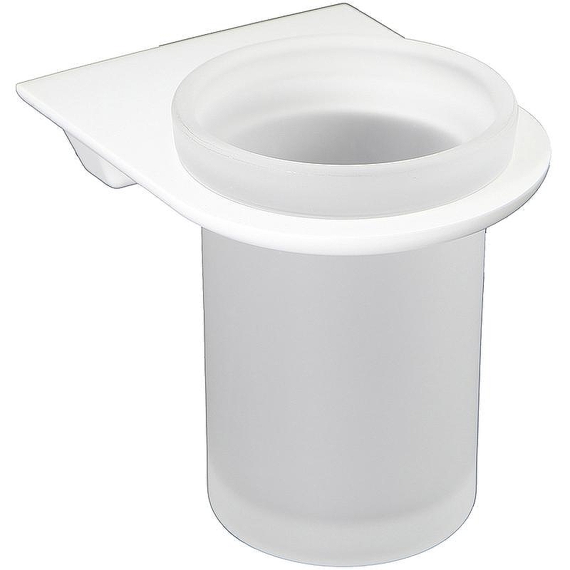 Стакан для зубных щеток WasserKRAFT Kammel K-8328W цвет Белый матовый