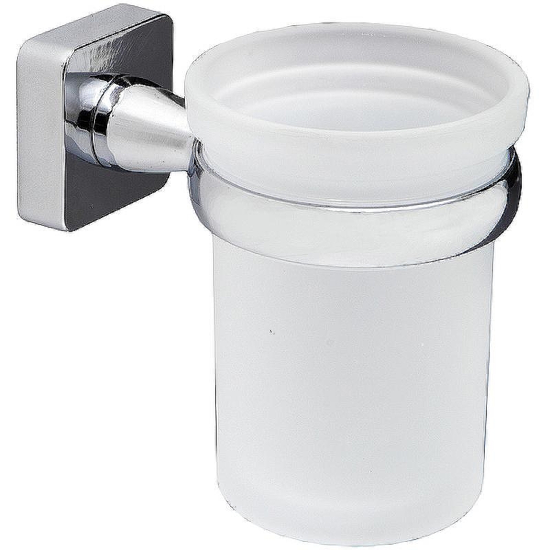 Стакан для зубных щеток WasserKRAFT Lippe K-6528 цвет Хром