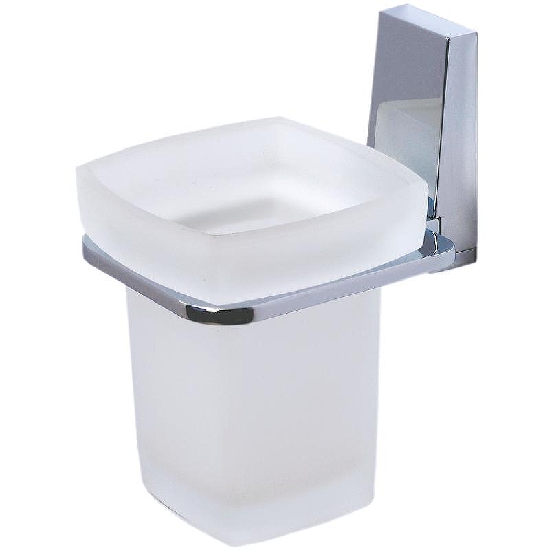 Стакан для зубных щеток WasserKRAFT Lopau K-6028 цвет Хром