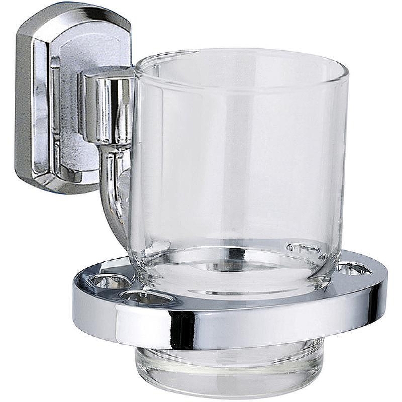 Стакан для зубных щеток WasserKRAFT Oder K-3028 цвет Хром