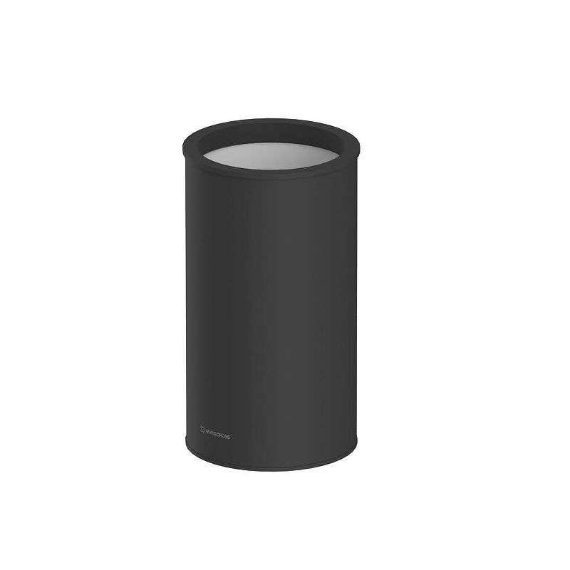 Стакан для зубных щеток Whitecross Ergo black ER2236BL цвет Черный матовый
