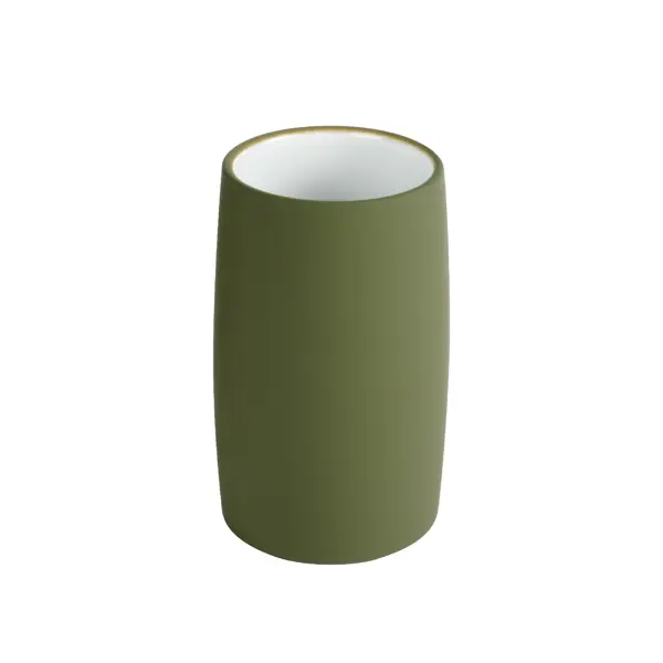 Стакан для зубных щёток Fixsen Midori FX-650-3 керамика цвет зеленый