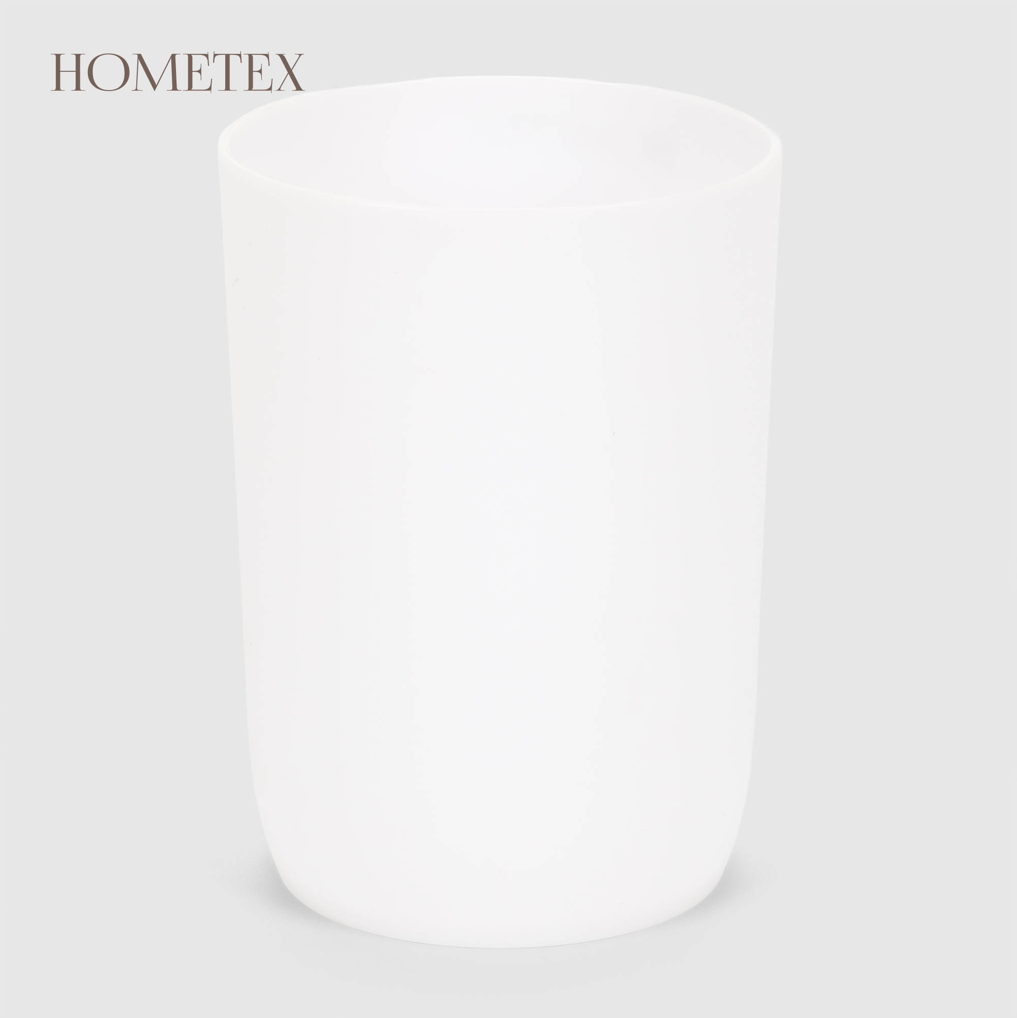 Стакан для зубных щёток Hometex из полипропилена, белый