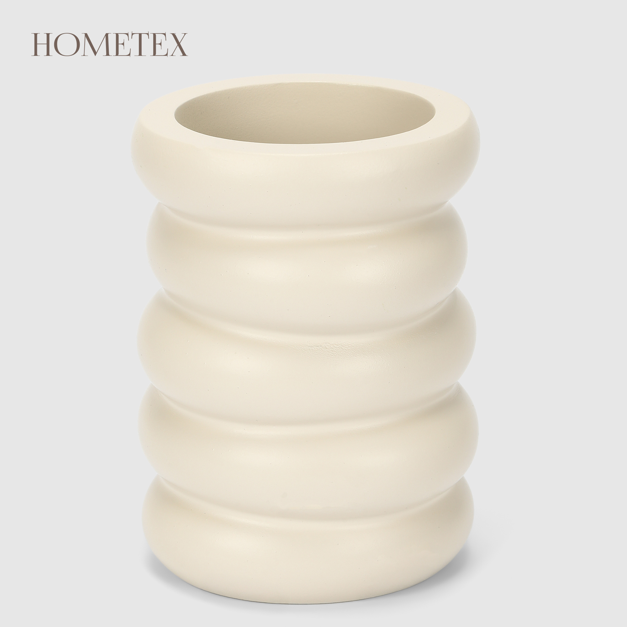Стакан для зубных щёток Hometex Клетка, белый