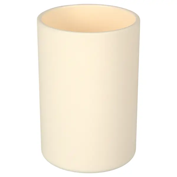 Стакан для зубных щёток Swensa Swanny Cream5 SWP-8024CRM-03, пластик, цвет экрю