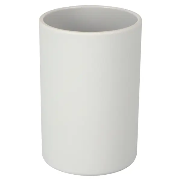 Стакан для зубных щёток Swensa Swanny Granit5 SWP-8024LGR-03, пластик, цвет светло-серый