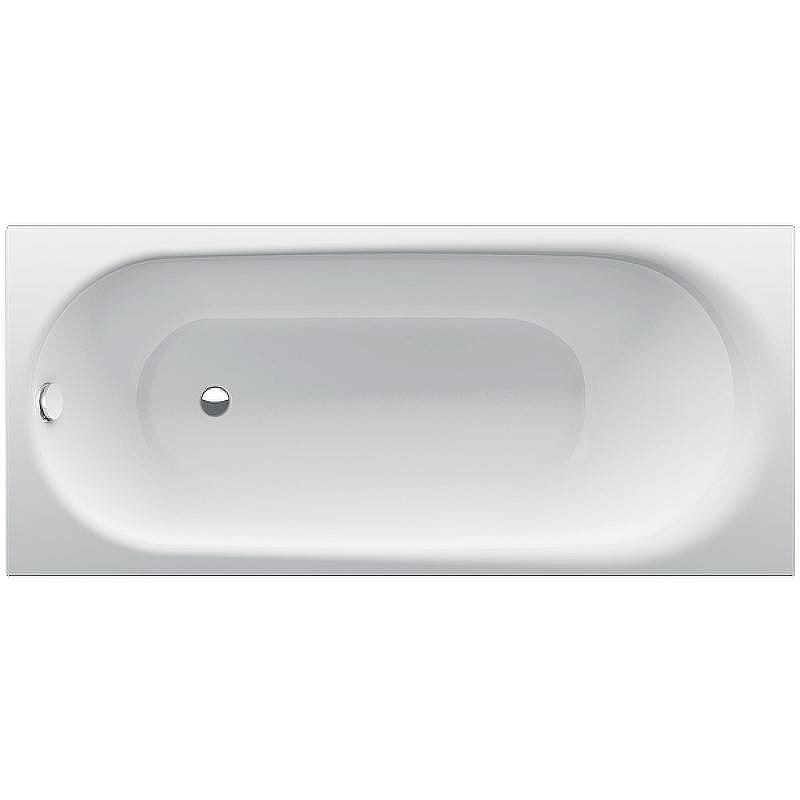 Стальная ванна Bette Comodo 180x80 1251-000 AS с шумоизоляцией и антискользящим покрытием