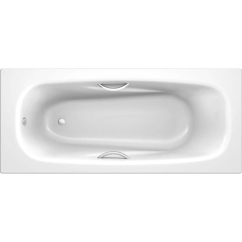 Стальная ванна Koller Pool Deline 150x75 B55US200E с отверстиями для ручек без антискользящего покрытия