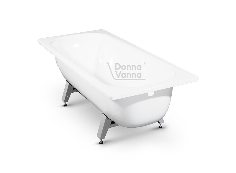 Стальная ванна ВИЗ Donna Vanna 160x70 DV-65901 цвет Белая орхидея без антискользящего покрытия