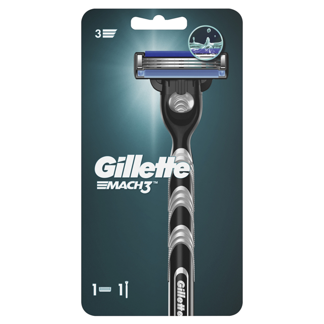 станок для бритья GILLETTE Mach3 + 1 кассета
