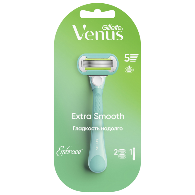 станок для бритья GILLETTE Venus Embrace + 2 кассеты